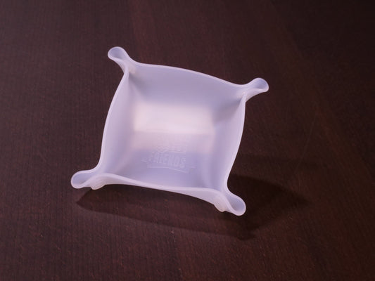 Tokenschale aus Silikon milchglas